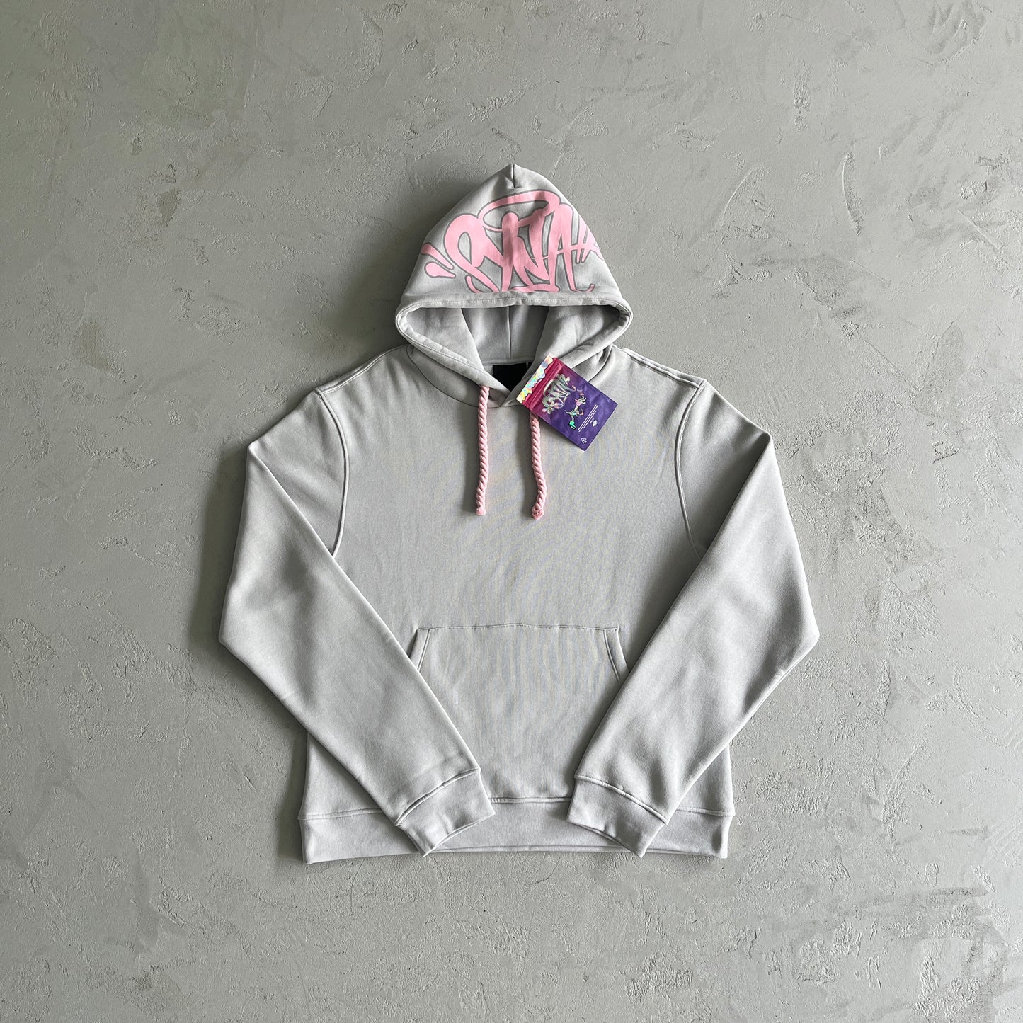 SYNAWORLD “SYNA LOGO” TRACKSUIT – GREY/PINK