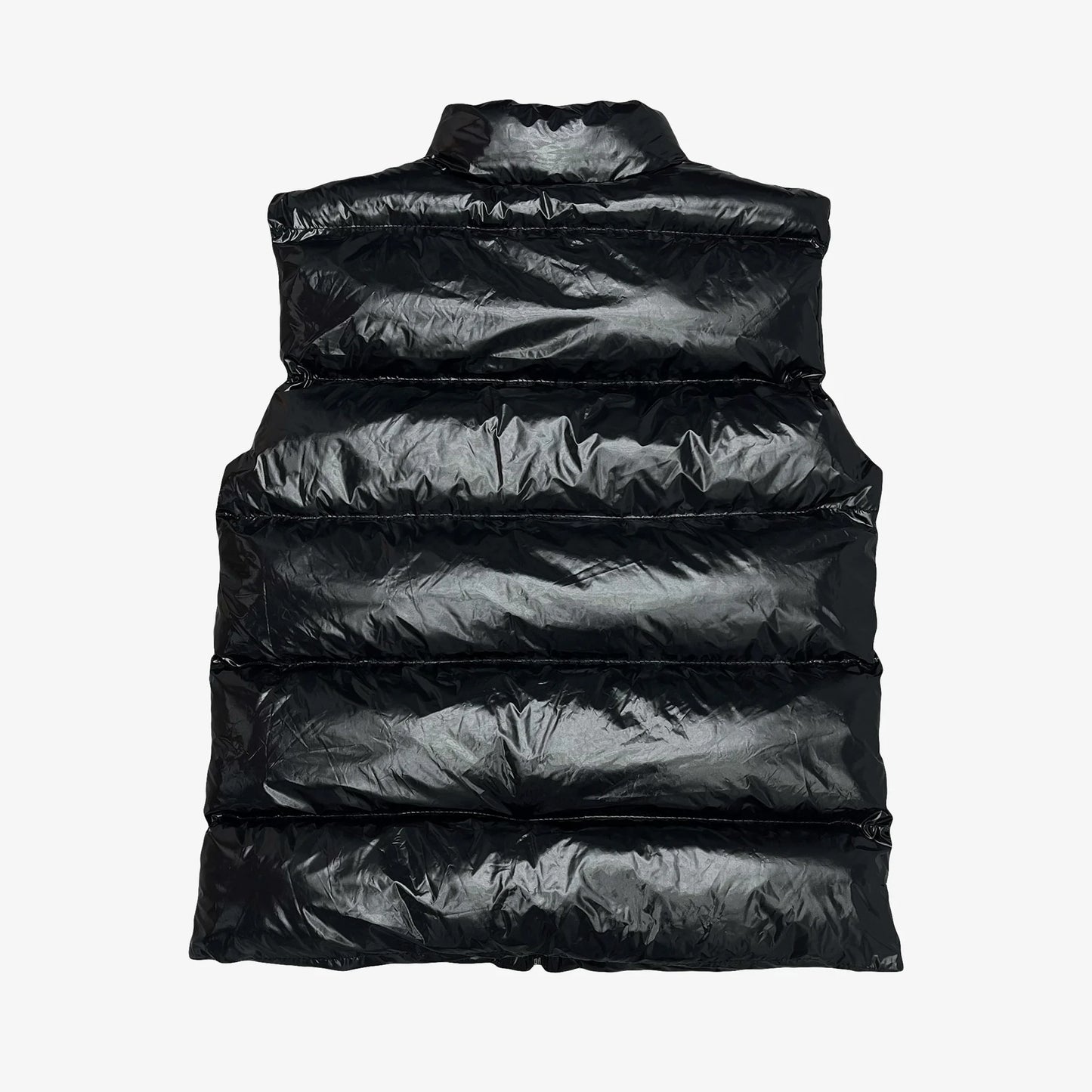 MONCLER SHINY VEST - BLACK