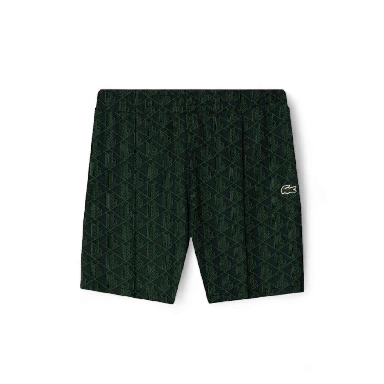 LACOSTE MONOGRAM CLASSIC SHORTS- NAVY BLUE/GREEN