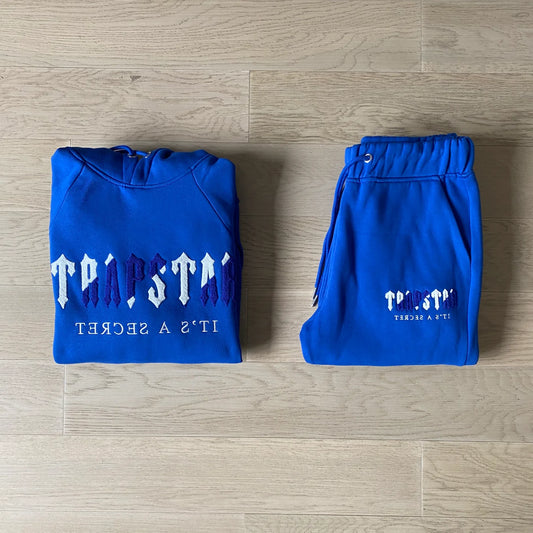 TRAPSTAR HOODIE SET DAZZILING BLUE