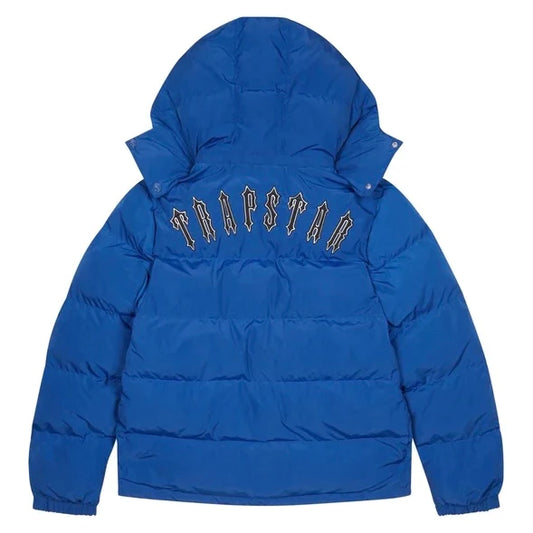 TRAPSTAR BLUE IRONGATE JACKET DETACHABLE HOOD