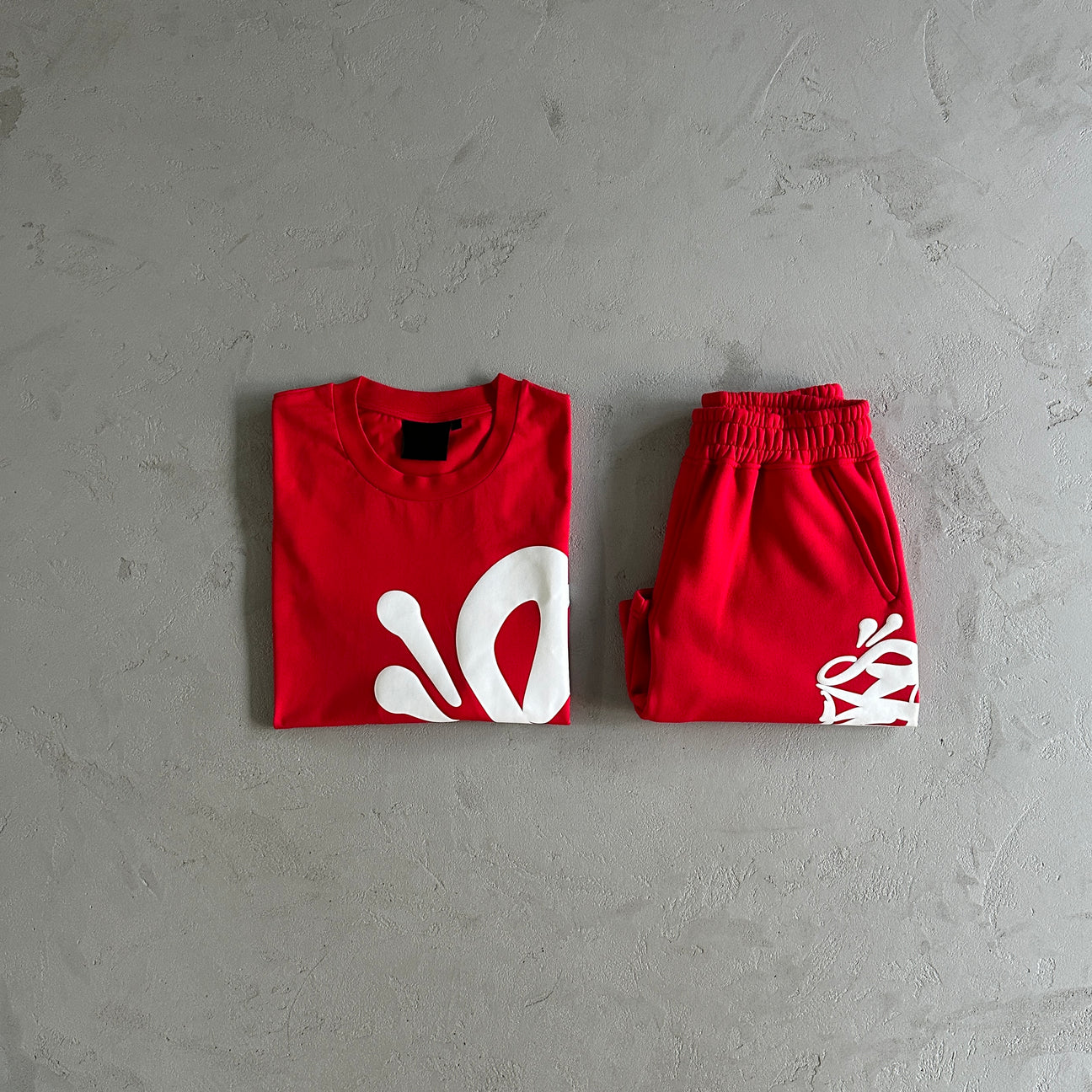 SYNA WORLD TEAM SYNA TWINSET RED T-SHIRT & SHORTS