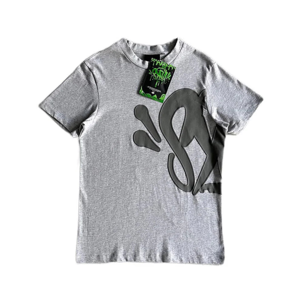 SYNA GREY LOGO TEE