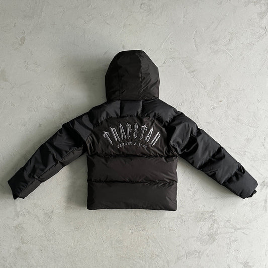 TRAPSTAR DECODED ARCH BLACK PUFFER