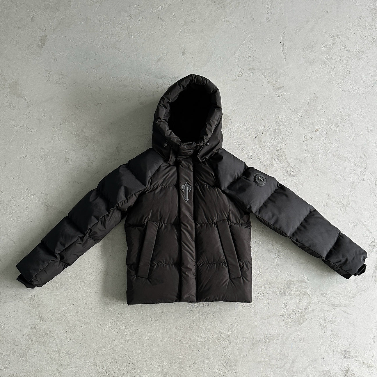 TRAPSTAR DECODED ARCH BLACK PUFFER