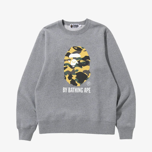 1ST CAMO BATHING APE SWEATER – GREY