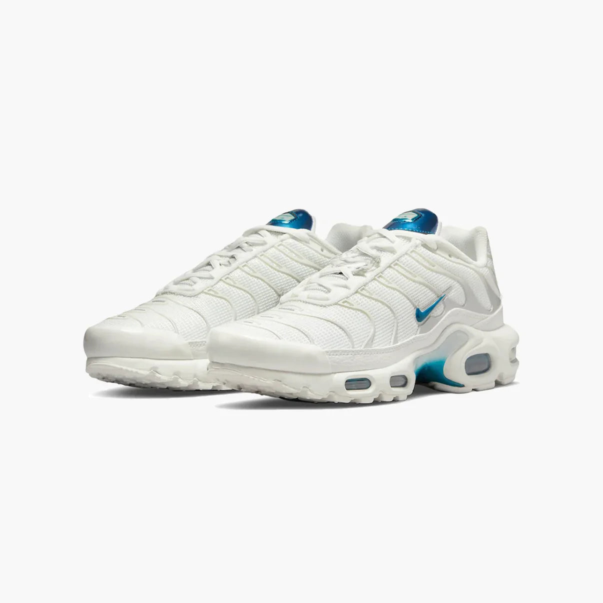 NIKE AIR MAX PLUS TN "WHITE METALLIC BLUE"