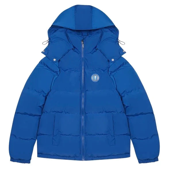 TRAPSTAR BLUE IRONGATE JACKET DETACHABLE HOOD