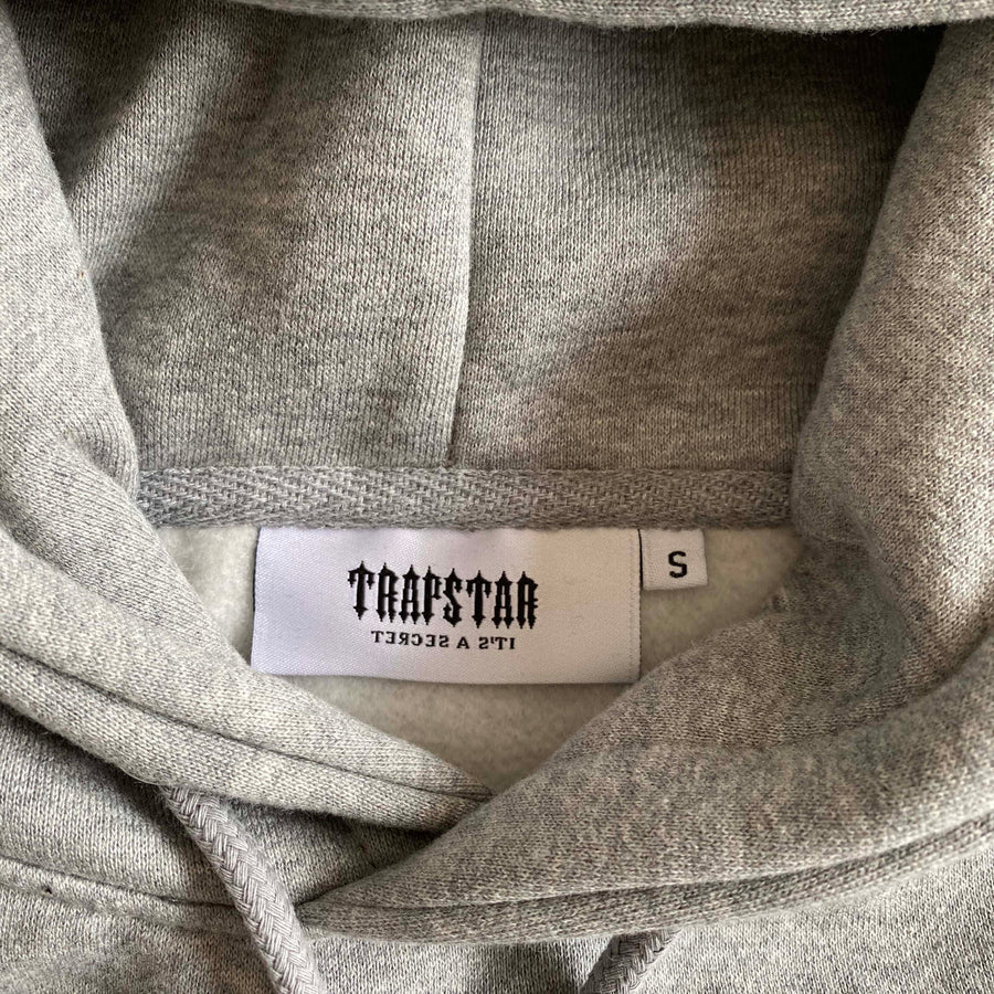 TRAPSTAR SHOOTERS HOODED TRACKSUIT GREY/RED