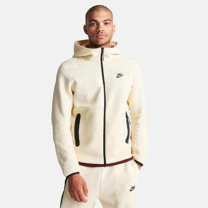 NIKE TECH FLEECE COCONUT MILK WINDRUNNER FULL ZIP