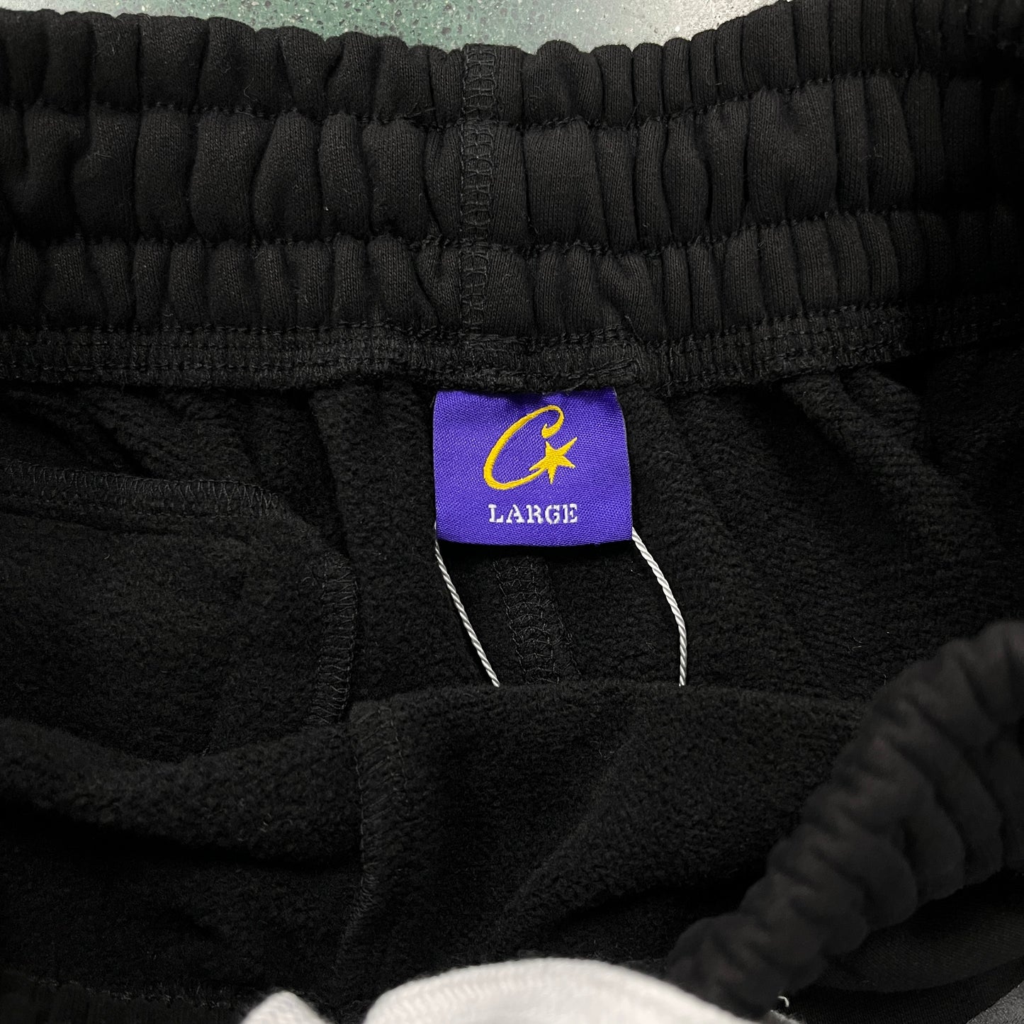 CORTEIZ TRIPLE BLACK ALCATRAZ LOGO TRACKSUIT