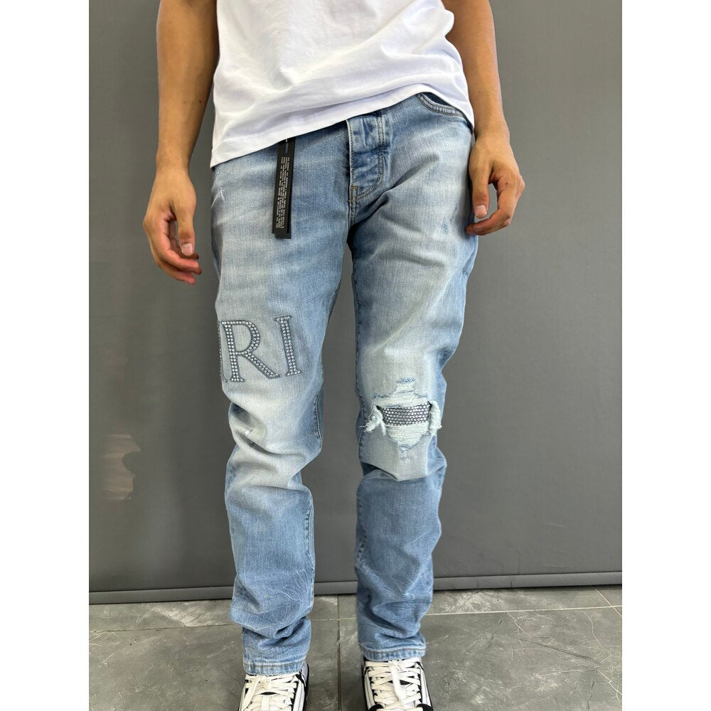 AMIRI JEANS SLIM FIT - BLUE