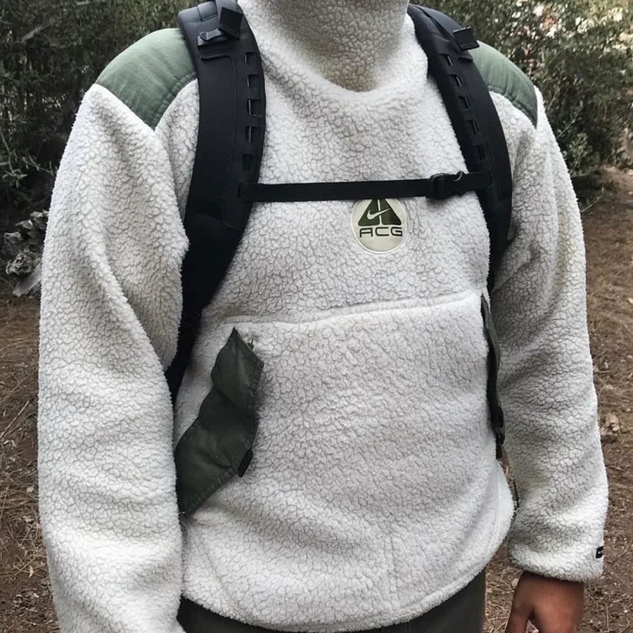 SUPREME X NIKE ACG FLEECE PULLOVER WHITE/GREEN