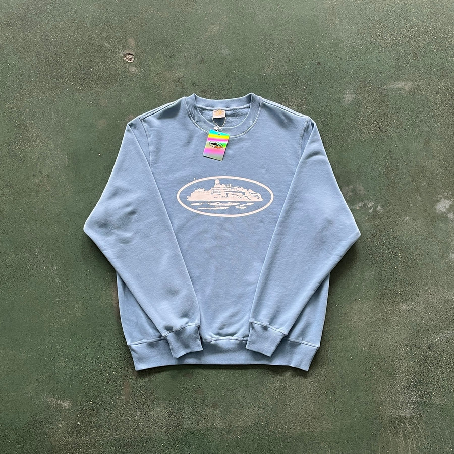 CORTEIZ BABY BLUE ALCATRAZ CREW NECK TOP