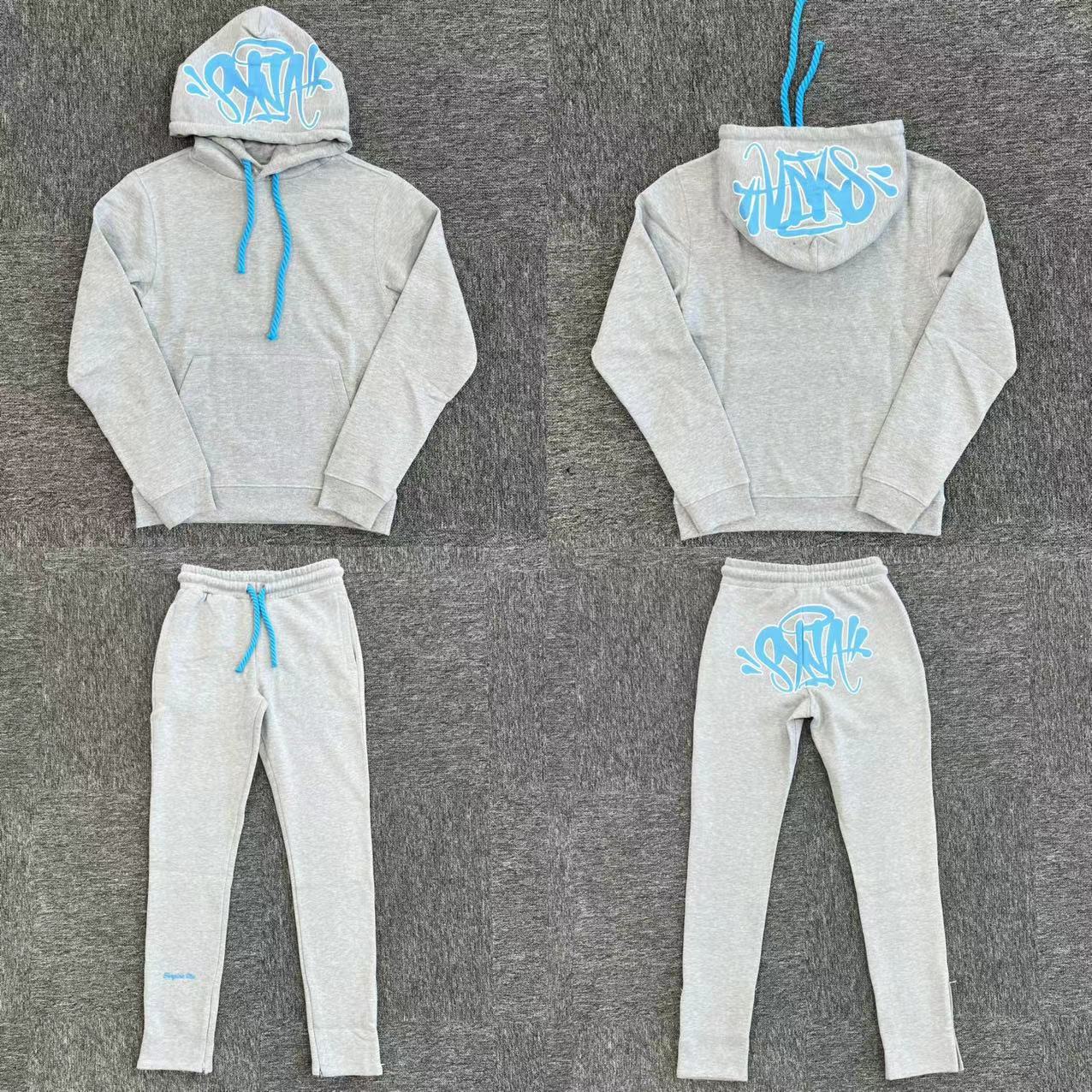 SYNAWORLD “SYNA LOGO” TRACKSUIT – GREY / BLUE