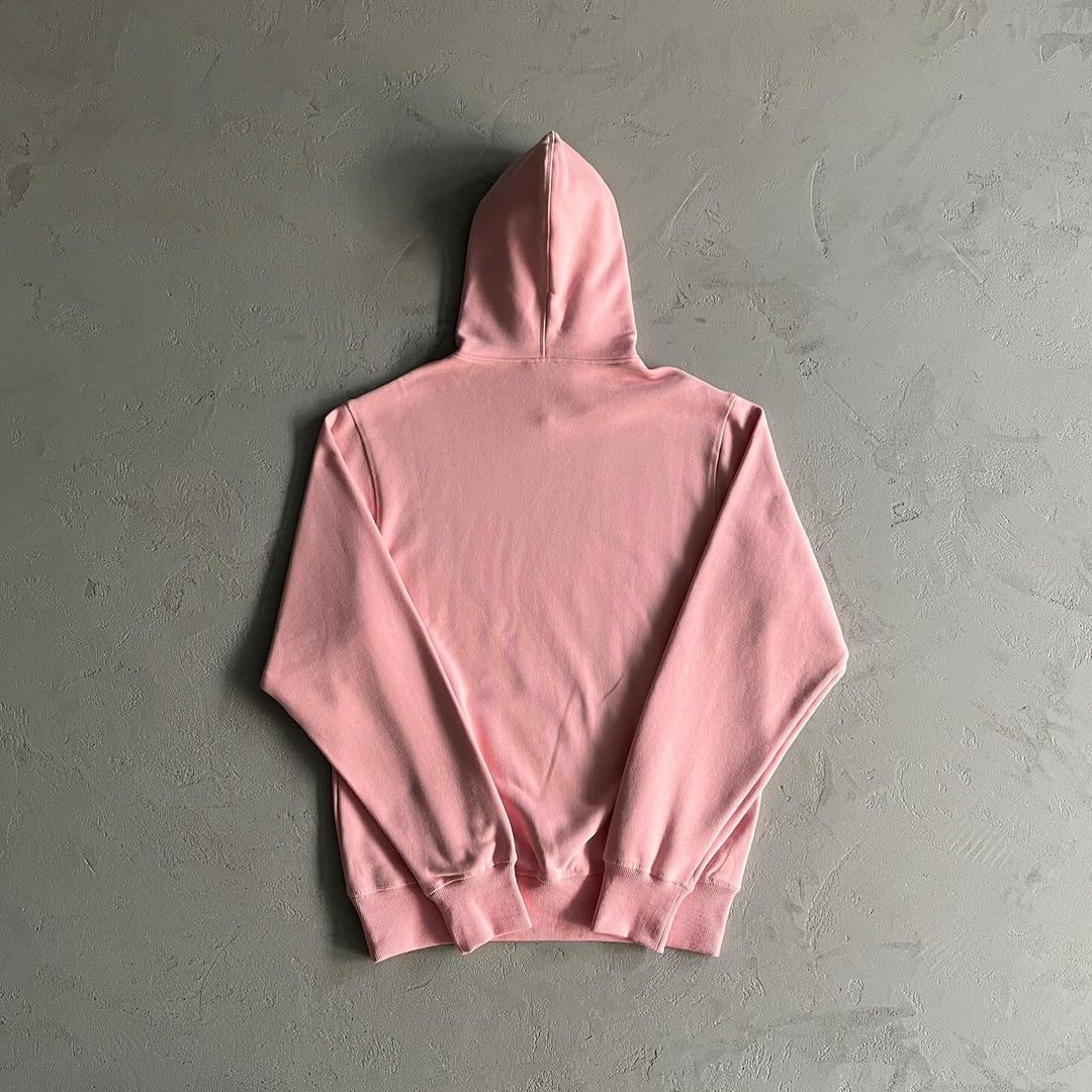 CORTEIZ ALCATRAZ BASIC PINK HOODIE.