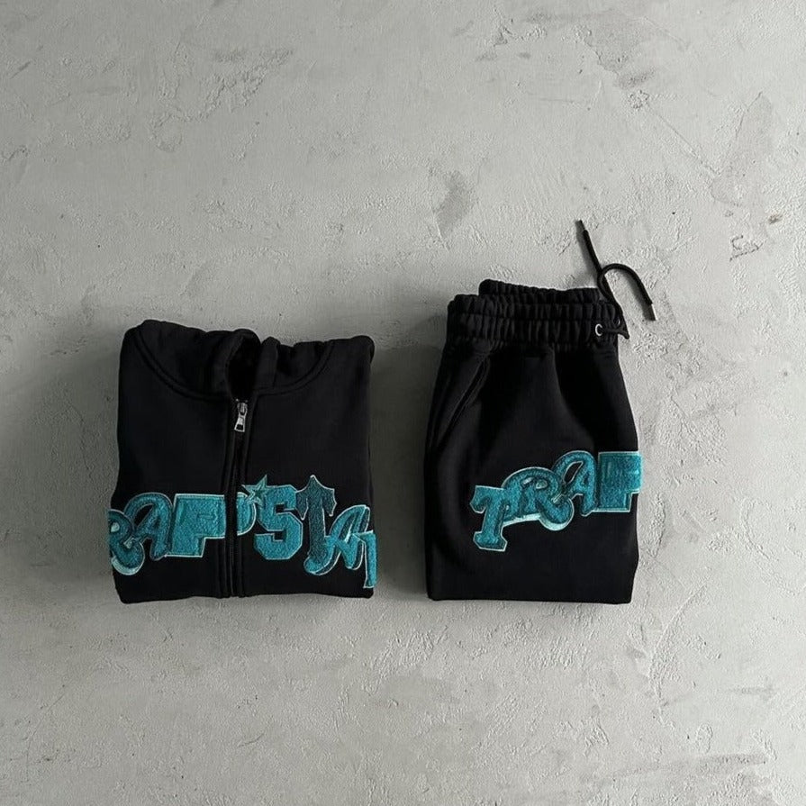 TRAPSTAR WILDCARD CHENILLE BLUE/BLACK