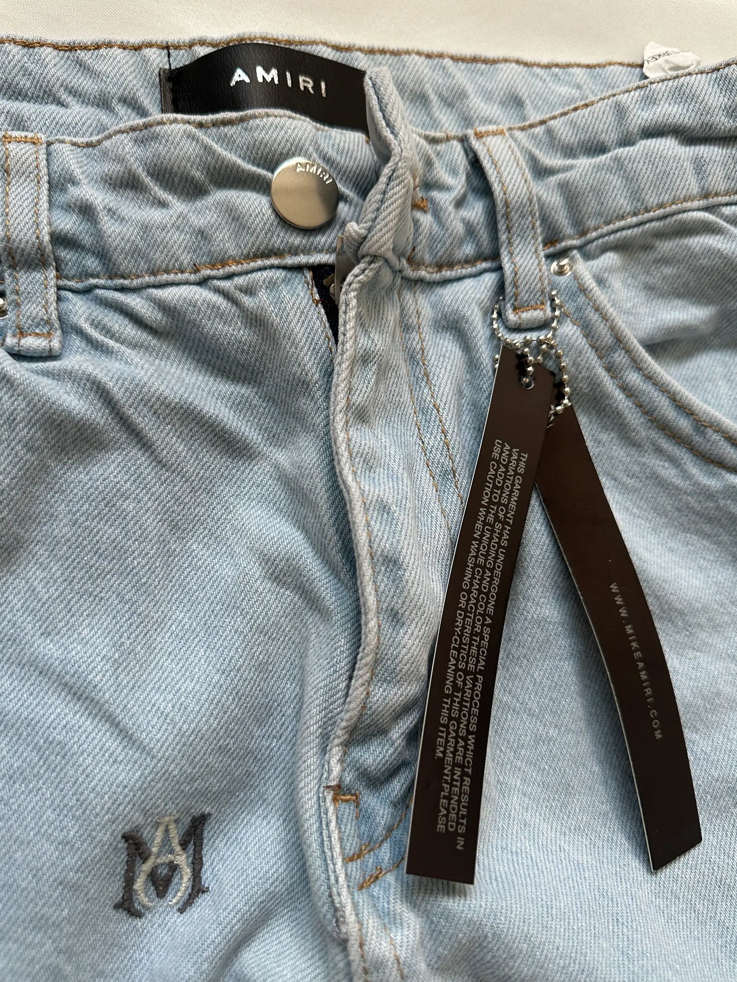 AMIRI BAGGY JEANS - ICE BLUE