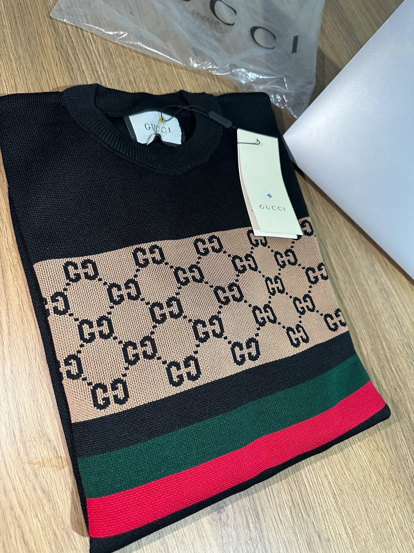 GUCCI CREW NECK PREMIUM KNITWEAR SWEATER