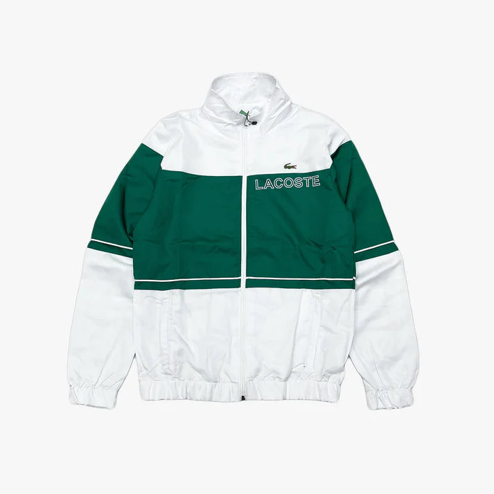 Lacoste White/Green Mid Tracksuit