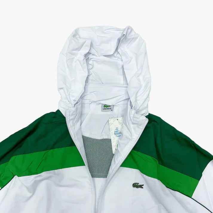 Lacoste Sport White/Green Tracksuit