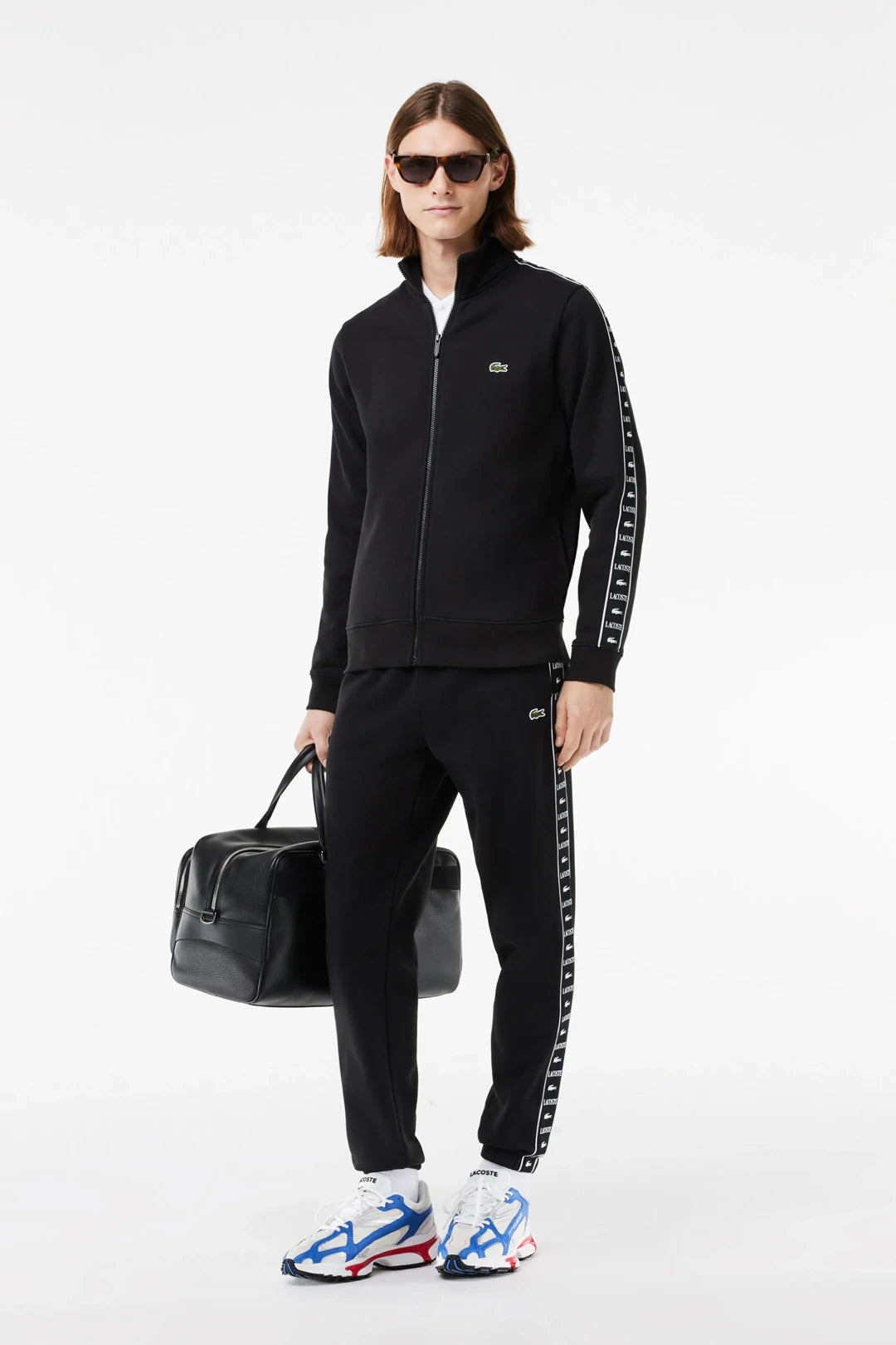 LACOSTE CLASSIC FIT STRIPPED TRACKSUIT - CROCODILE STRIPE