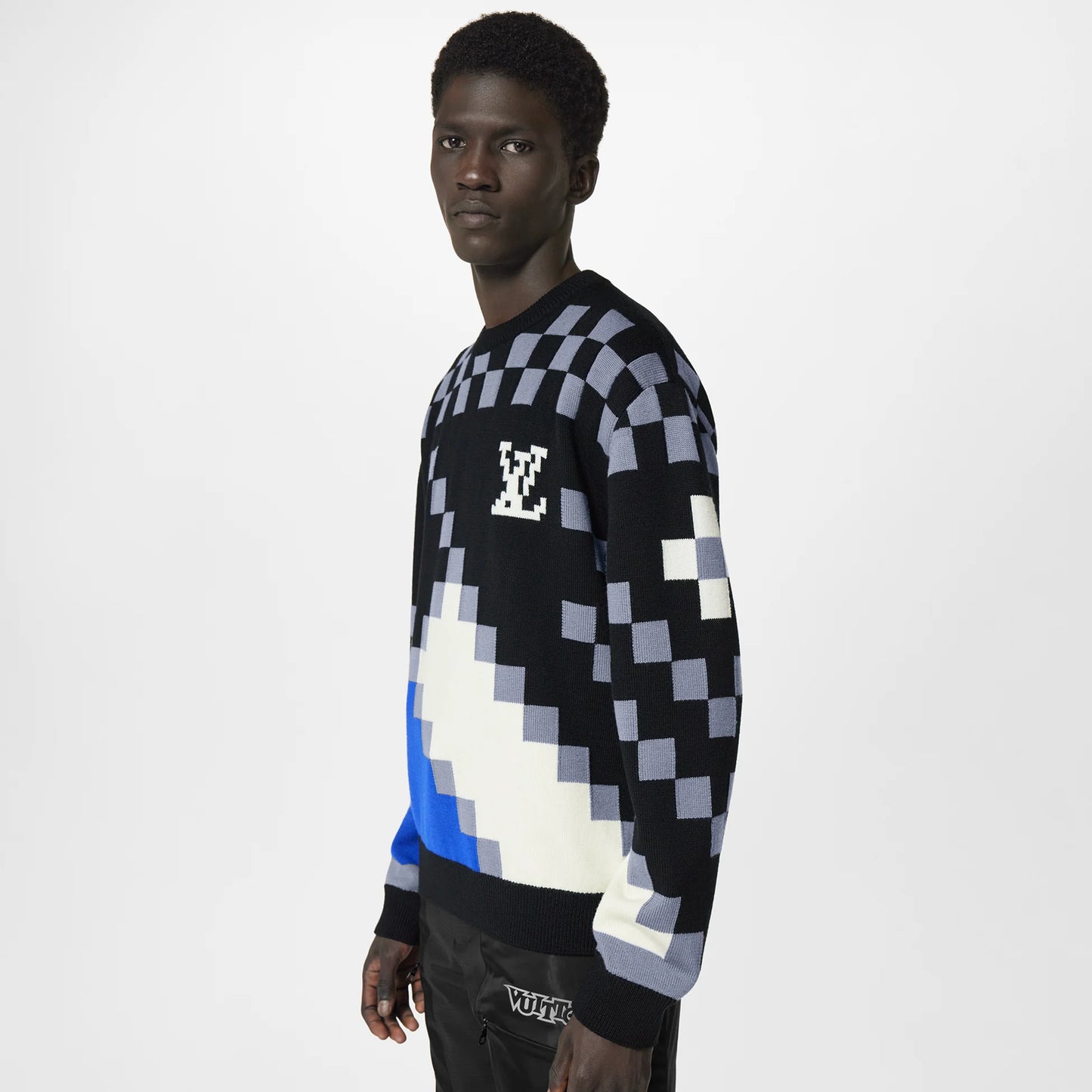 LOUIS VUITTON LV FAIR ISLE MACRO KNITWEAR SWEATER