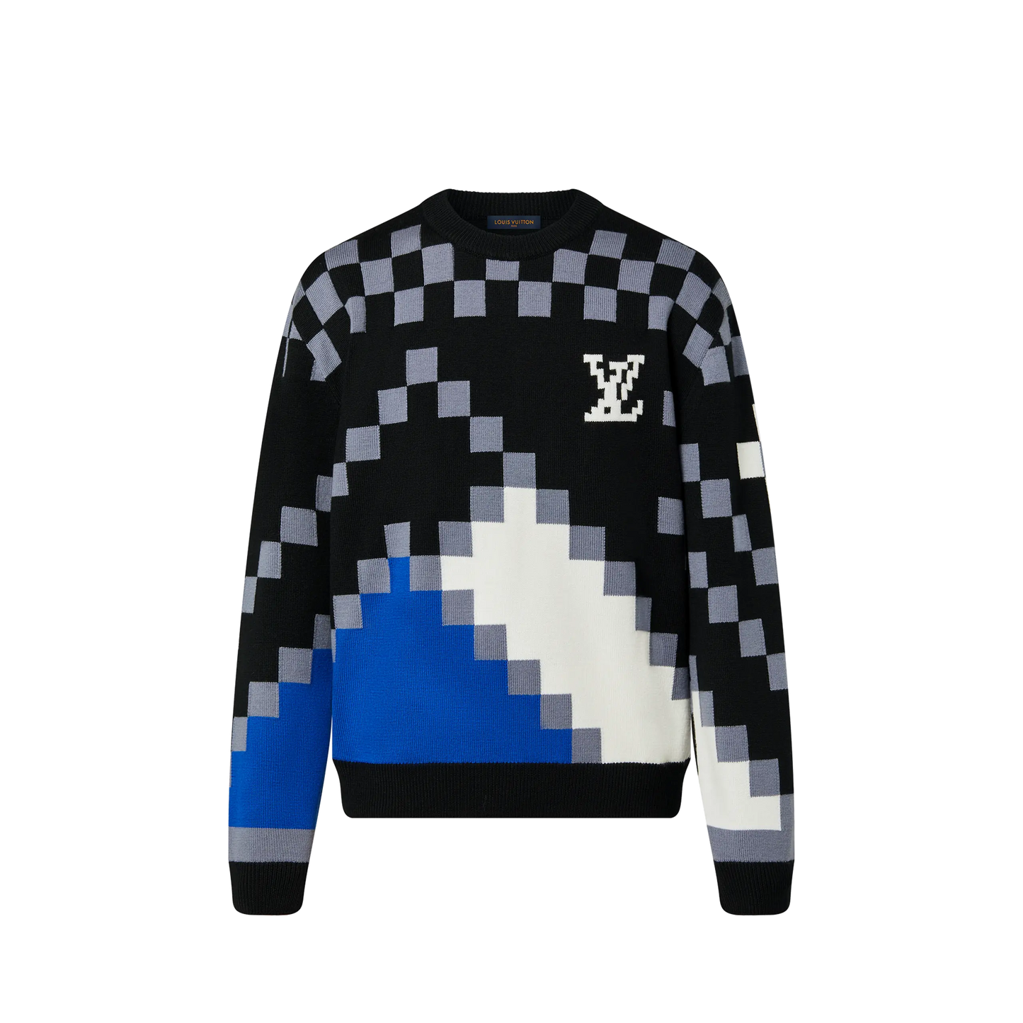 LOUIS VUITTON LV FAIR ISLE MACRO KNITWEAR SWEATER