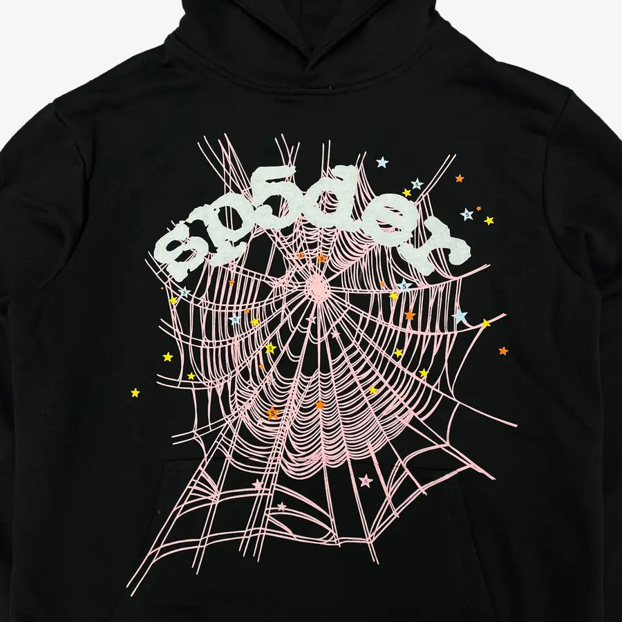 SP5DER HOODIE – BLACK