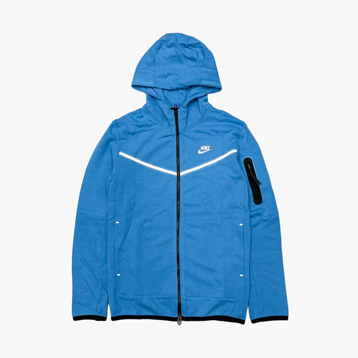 Nike Tech Fleece Full Zip Hoodie Blue