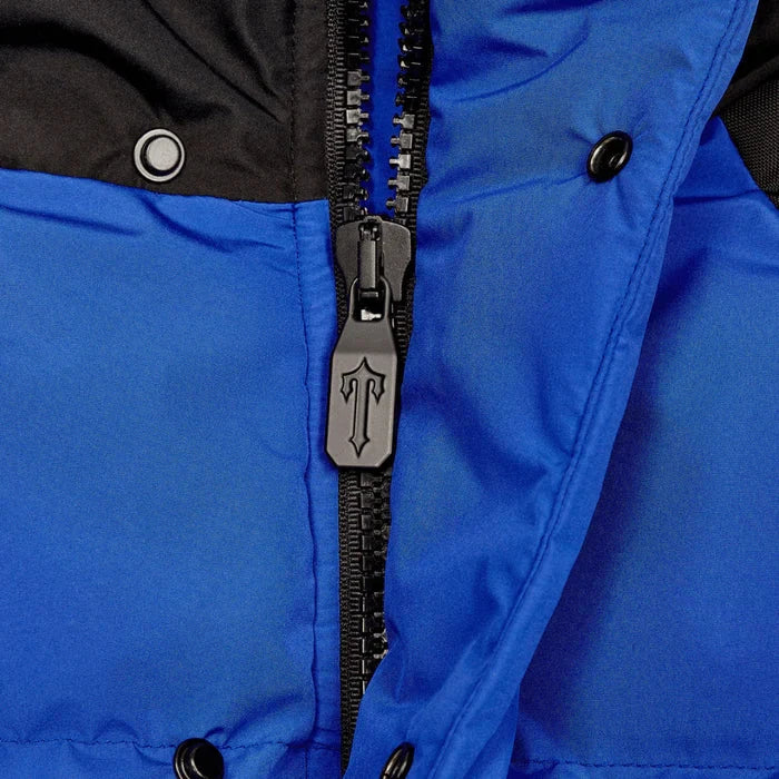 TRAPSTAR IRONGATE ARCH PUFFER JACKET (FW23) - BLUE/BLACK